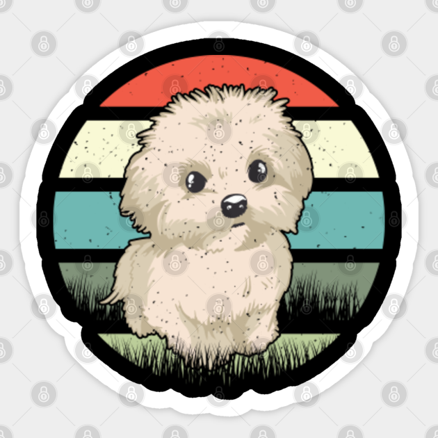 Maltese Dog Maltese Dog Sticker TeePublic